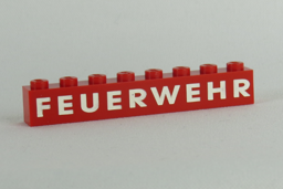 Zeige Details für # 1 x 8  Stein  -  Feuerwehr Bild von # 1 x 8  Stein  -  Feuerwehr