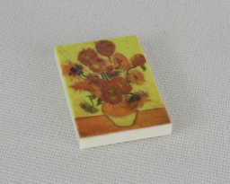 Изображение G029 / 2 x 3 - Fliese Gemälde Sonnenblumen