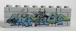 Zeige Details für Mauerstein Graffiti Hiphop Bild von Mauerstein Graffiti Hiphop