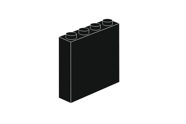 Picture of 1 x 4 x 3 - Black