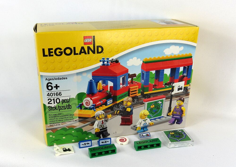 Снимка на Влакче Legoland 40166 с отпечатани тухлички