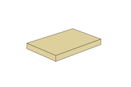 Zeige Details für 2 x 3 - Fliese Tan Bild von 2 x 3 - Fliese Tan