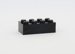 Zeige Details für - 2x4 Stein Schwarz Bild von - 2x4 Stein Schwarz