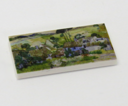 Pilt G020 / 2 x 4 - Fliese Gemälde Farms