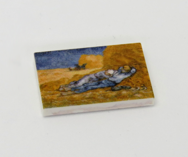 Obraz G065 / 2 x 3 - Fliese Gemälde Rest from Work