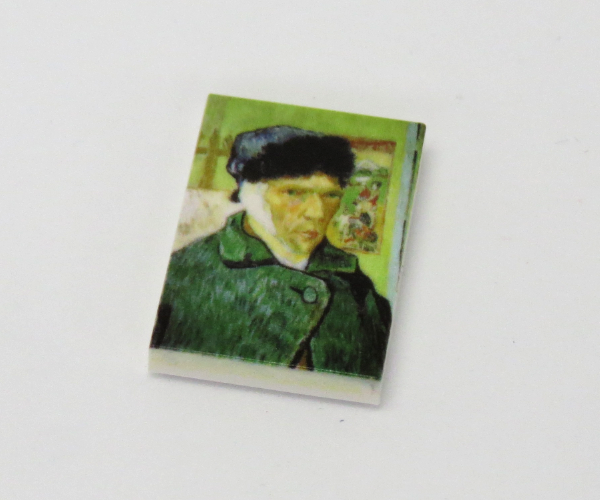 Obrázek G075 / 2 x 3 - Fliese Gemälde van Gogh Selbstbildnis