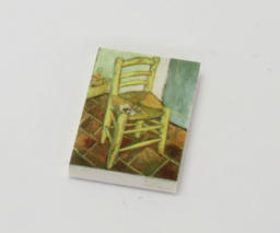 Bild av G076 / 2 x 3 - Fliese Gemälde Van Gogh's Chair