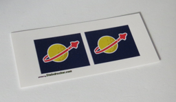 Imagine de Sticker Lego Classic Space Flag