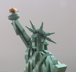 自由の女神 レゴ用 フェイス 21042の画像