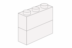 Picture of 1 x 3 x 2 - White