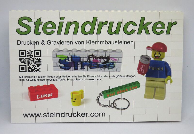 Imagine de Lego Foto Steinplatte 225 x 143mm