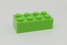 Zeige Details für - 2x4 Stein Hellgrün Bild von - 2x4 Stein Hellgrün