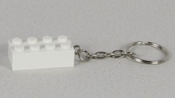 Zeige Details für 2 x 4 - Weiß Schlüsselanhänger Blanko Bild von 2 x 4 - Weiß Schlüsselanhänger Blanko