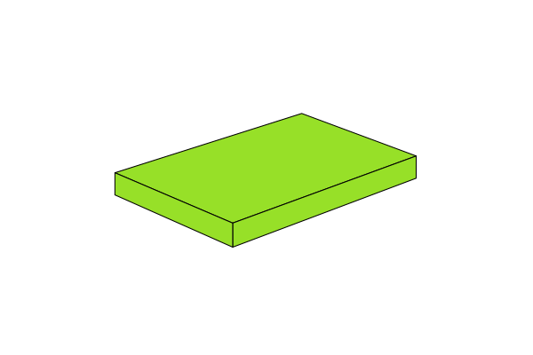 Picture of 2 x 3 - Fliese Lime