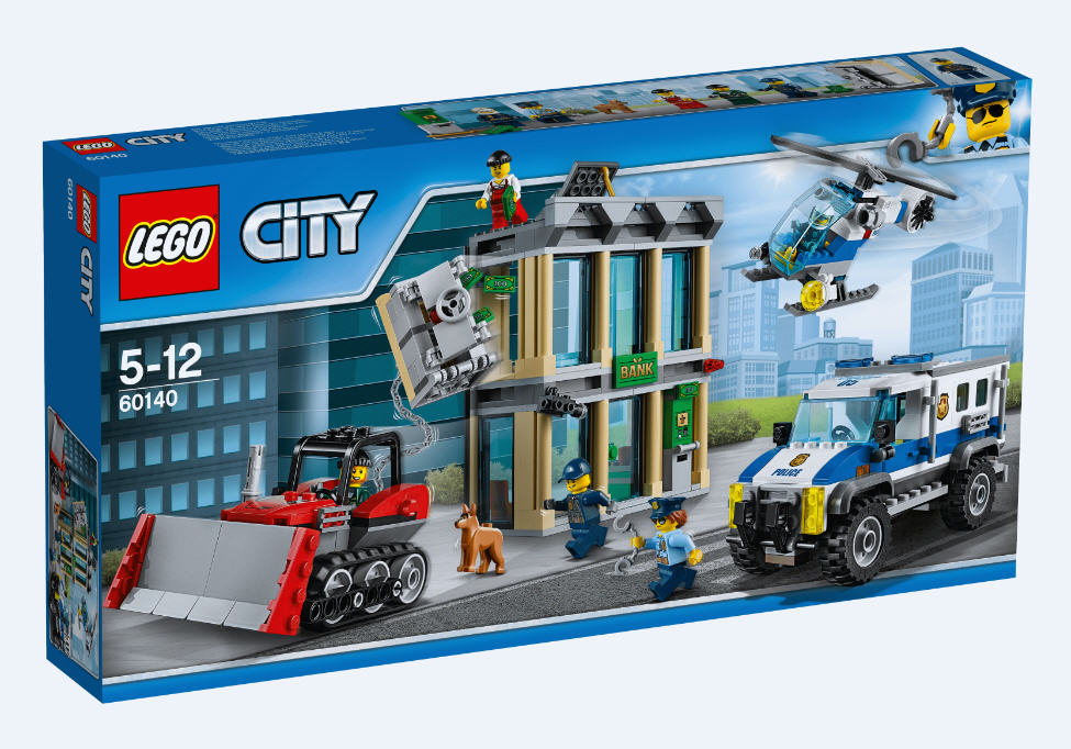 Gamintojo LEGO 60140 City Bankraub mit Planierraupe nuotrauka