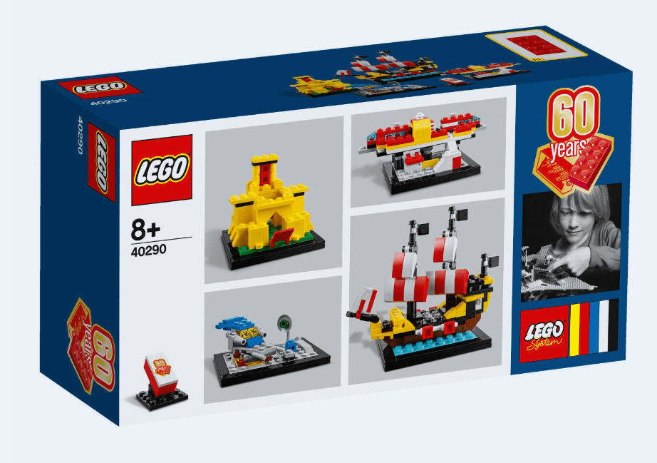 图片 LEGO 40290 60 Jahre LEGO Stein
