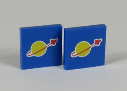 Obrázok výrobcu 2 x 2 - Fliese Blue - Space Classic