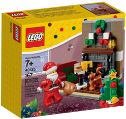 LEGO Weihnachtsset mit Weihnachtsmann Bild von LEGO 40125 Besuch des Weihnachtsmanns (2015)