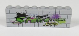 Zeige Details für Mauerstein Graffiti Steindrucker Bild von Mauerstein Graffiti Steindrucker