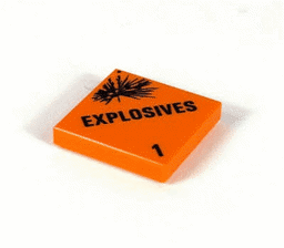 Obrázek 2 x 2 - Fliese Explosivstoffe