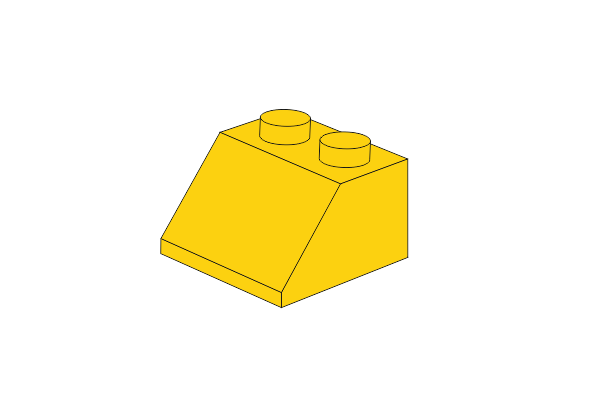 Afbeelding van 2 x 2 -  Yellow Slope