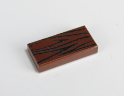 Zeige Details für 1 x 2 - Fliese  Reddish Brown - Holzoptik schwarz Bild von 1 x 2 - Fliese  Reddish Brown - Holzoptik schwarz
