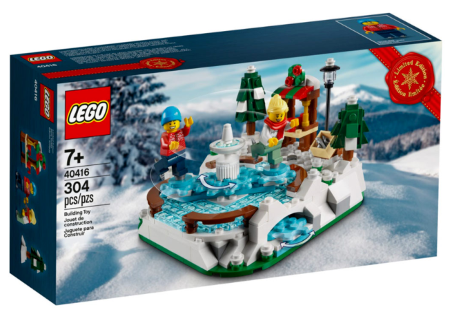Resmi LEGO Set 40416 Eislaufbahn Limited Edition