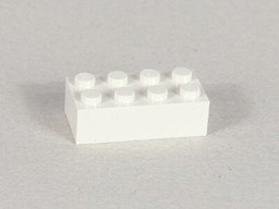 Zeige Details für - 2x4 Stein Weiß Bild von - 2x4 Stein Weiß
