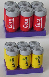 Cola & Limo Sixpacks aus LEGO® Steine की तस्वीर