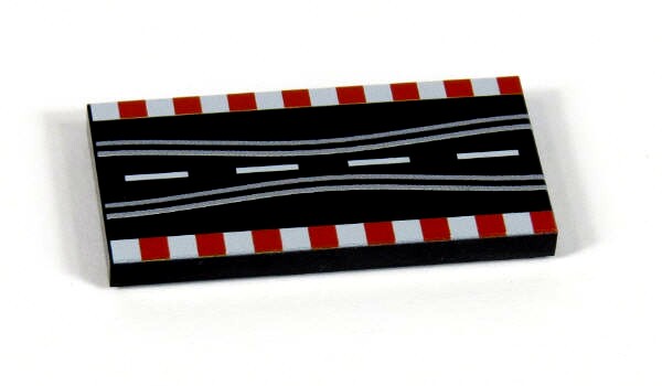 Immagine relativa a Rennbahn Engstelle aus LEGO® Fliesen