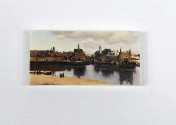 Obraz G004 / 2 x 4 - Fliese Gemälde Ansicht Delft