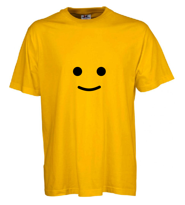 Bild av Smilie T- Shirts Gelb