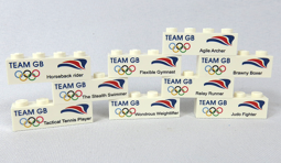 Bild von Sockelsteine für Lego Olympics Team GB Minifiguren