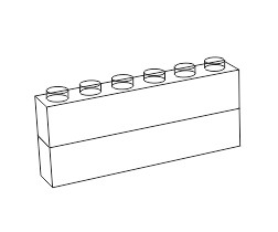 图片 1 x 6 x 2 - White