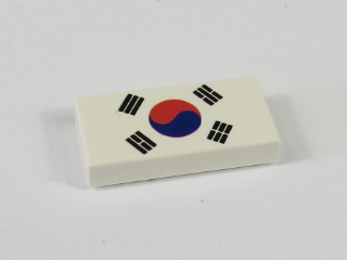 Bild av 1x2 Fliese Südkorea