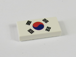 Bild von 1x2 Fliese Südkorea