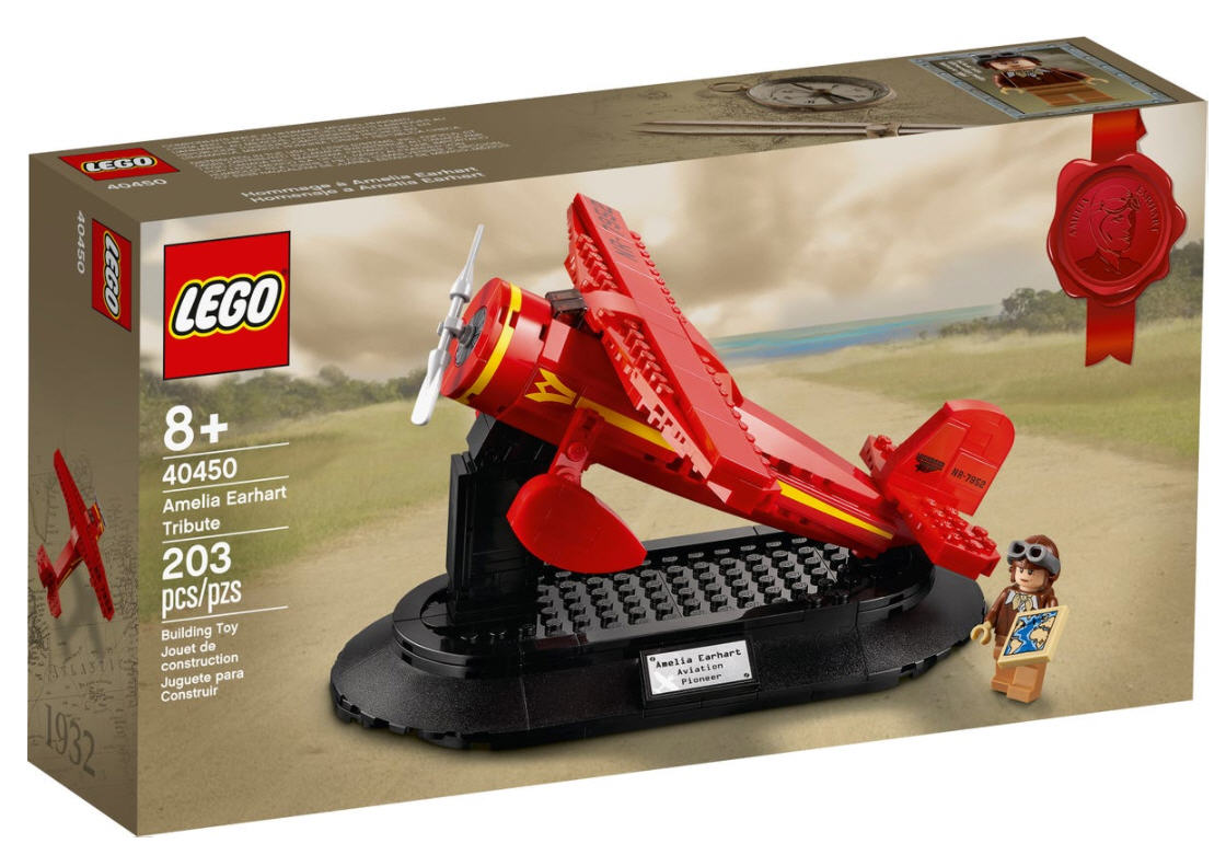 Gamintojo LEGO Set 40450 Hommage an Amelia Earhart nuotrauka