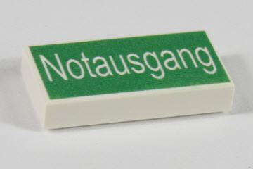 Picture of 1 x 2 - Fliese Notausgang