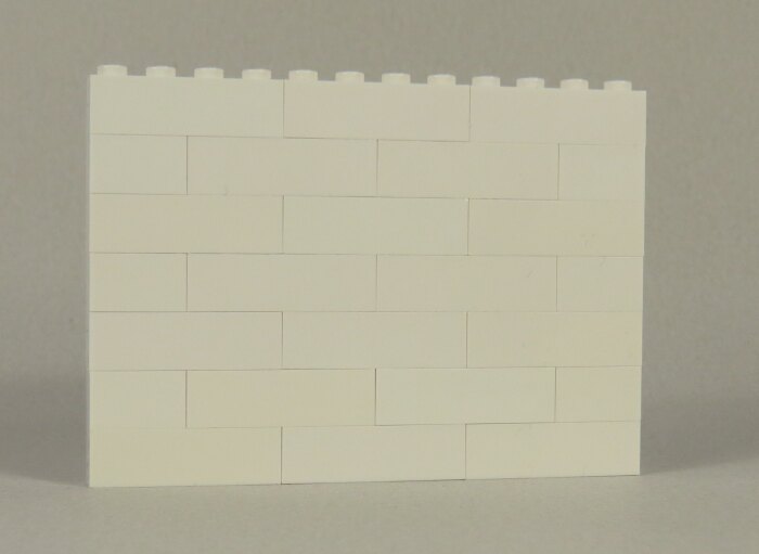 Resmi -Steinmauer 12 x 10 Quadrat, 1 Tief