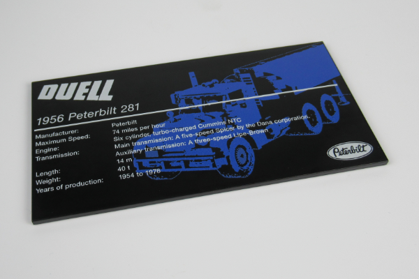 Снимка на P138 Plakette Duell Truck Bluebrixx