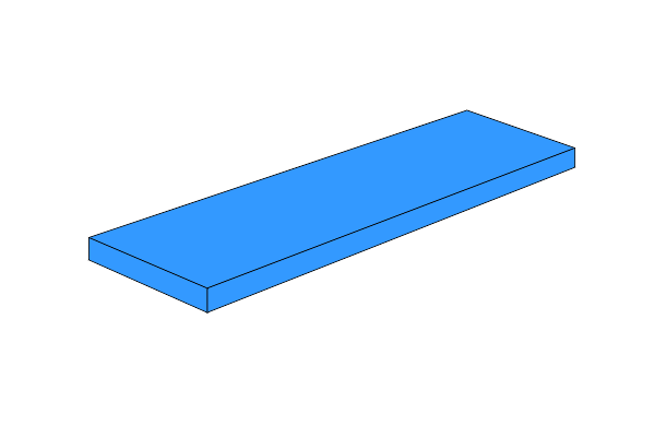 Obrázek 2 x 6 - Fliese Dark Azur