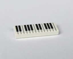 Immagine relativa a 1 x 3 - Fliese White - Klaviertastatur