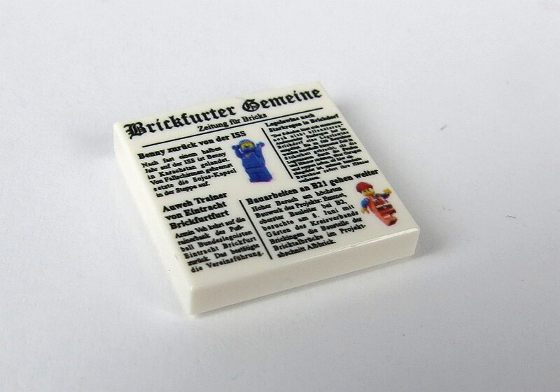 Billede af 2 x 2 - Fliese  - Brickfurter Zeitung