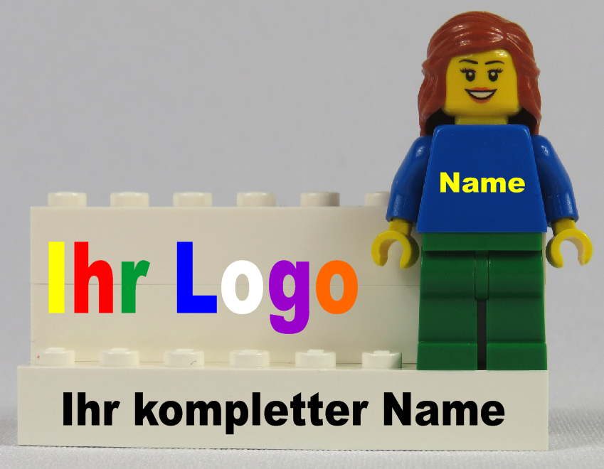 Kép a Türschild aus Legosteine