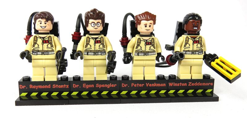 Imagine de Sockelsteine für Lego Ghostbuster Minifiguren