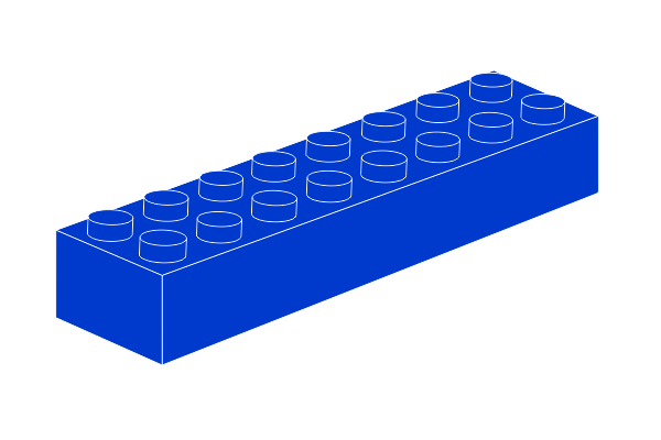 Снимка на 2 x 8 - Blue