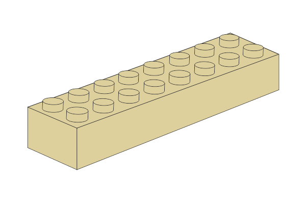 Obrázek 2 x 8 - Beige