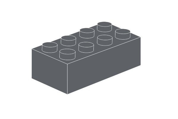 Изображение 2 x 4 - Dunkelgrau