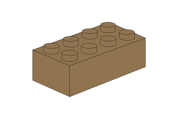 Imagem de 2 x 4 - Dark Tan