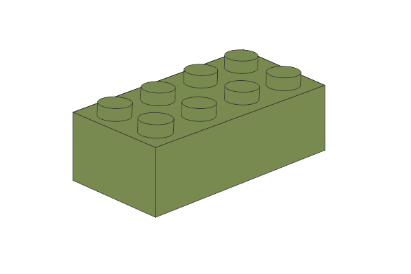 Зображення з  2 x 4 - Olive